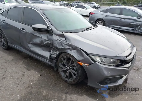2019 Honda Civic Sport из США, поврежденный, VIN 19XFC2F81KE002618
